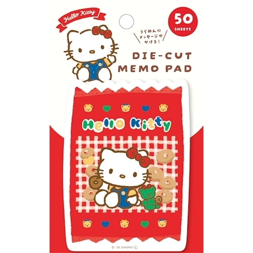 #古川紙工(国内販売のみ） メモ帳 ダイカットメモ  ハローキティ LM406