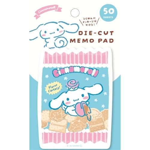 #古川紙工(国内販売のみ） メモ帳 ダイカットメモ  シナモロール LM409