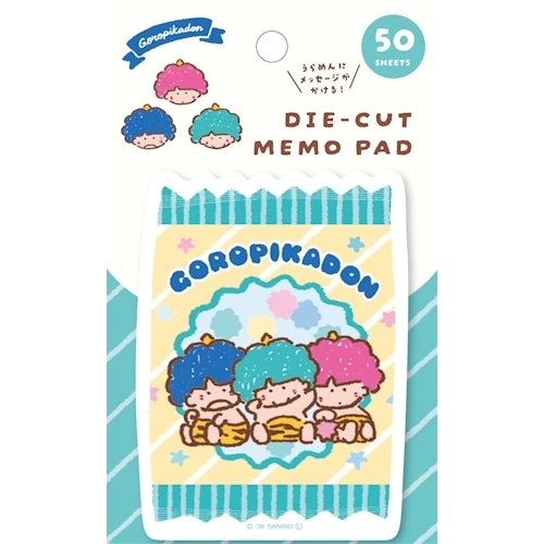 #古川紙工(国内販売のみ） メモ帳 ダイカットメモ  ゴロピカドン LM413