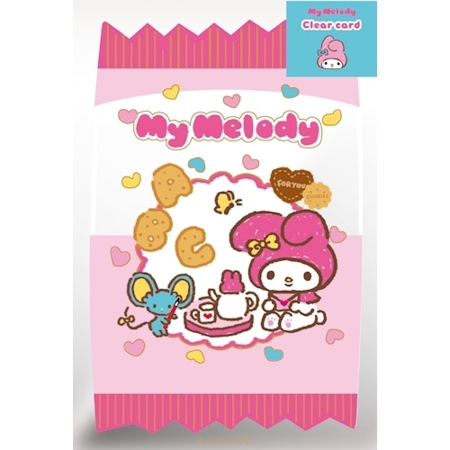 #古川紙工(国内販売のみ） カード 箔押クリアカード  マイメロディ CP16