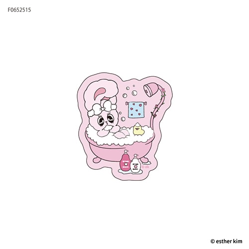 #フタバ(国内販売のみ） シール エスターバニー･ダイカットステッカー  バスタイム F0652515