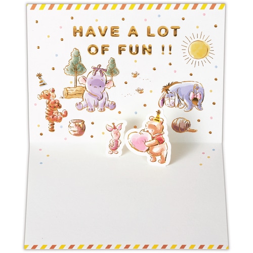 #日本ホールマーク(国内販売のみ） カード 誕生お祝い･立体ディスニープー  立体ディスニープー 849566