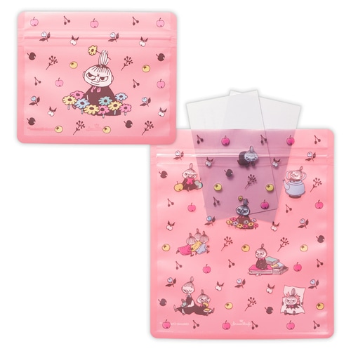 #ホールマーク(国内販売のみ） 梱包用品 ラッピングバッグムーミン CPP、PET素材 ピンク 851989