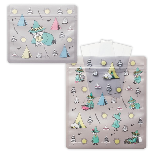 #ホールマーク(国内販売のみ） 梱包用品 ラッピングバッグムーミン CPP、PET素材 グレー 851996