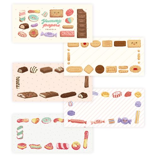 #表現社 レター 一筆箋･fragola  Yummy papers   20-549