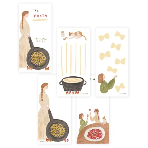 #表現社 レター 一筆箋･ネクタイ  PASTA    20-550