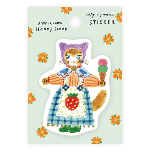 #表現社 シール ステッカー･Aiko･Fukawa  Happy Scoop  21-642