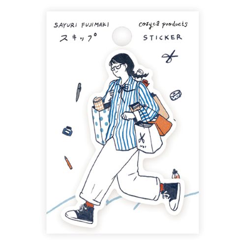 #表現社 シール ステッカー･藤巻佐有梨  スキップ    21-647