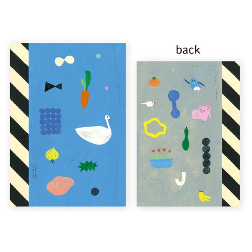 #表現社 印章用品小物 スタンプノート･Subikiawa. A6 LifeObjects 26-964