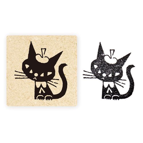 #表現社 スタンプ･黒ねこ意匠  おすまし 26-990