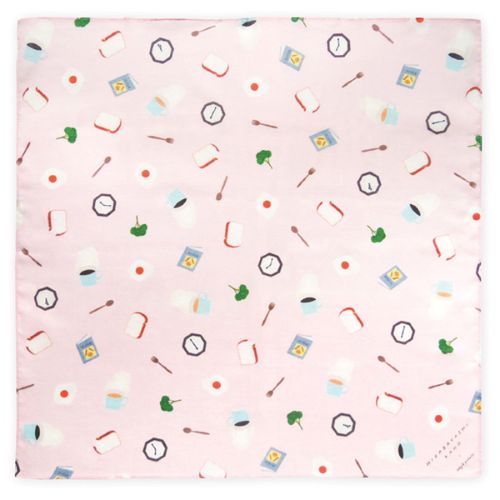 #表現社 身辺雑貨 平林香乃ハンカチ  朝ごはんができるまで 26-992