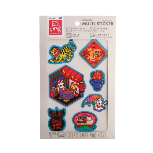 #サンビー シール マルチステッカー･中村 杏子  中華な気分 MLS-NK02