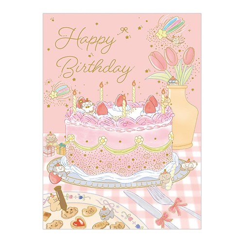 #チキュウグリーティングス レター バースデイカード   C01-0005