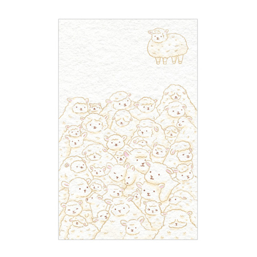 #チキュウグリーティングス 慶弔用品 和紙ぽち袋 3枚入 羊 CB23-0011
