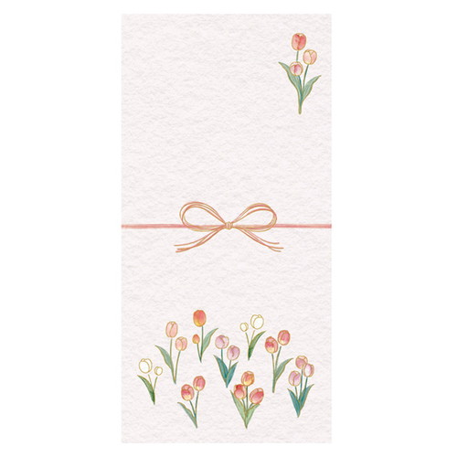 #チキュウグリーティングス 祝儀袋 万円袋 2枚入 チューリップ C22-0005