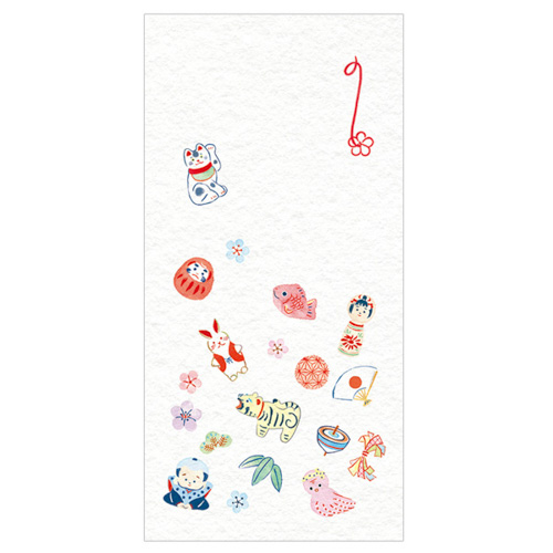 #チキュウグリーティングス 慶弔用品 和紙万円袋 3枚入 福尽くし CH22-0012