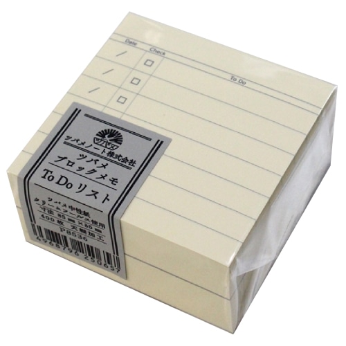 #ツバメノート メモ帳 ツバメブロックメモ 7行 ToDoリスト P8536