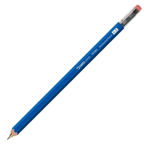 #オート シャープペン 木軸シャープ　ＷＮ０１　 0.5mm ブルー WN01-SP5-BL