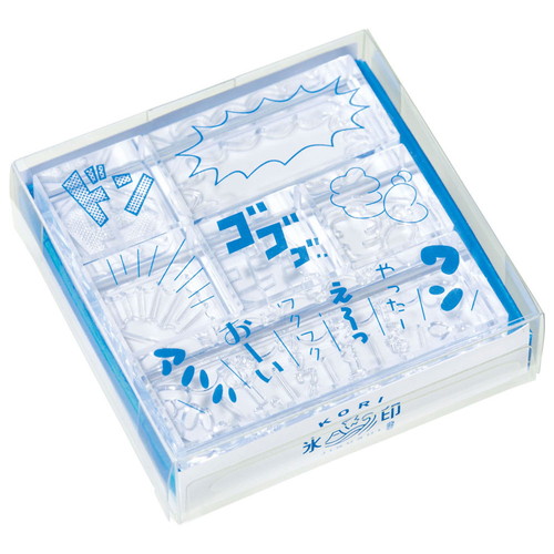 #キングジム 印章用品 氷印･6個セット  マンガ CLSSB-002