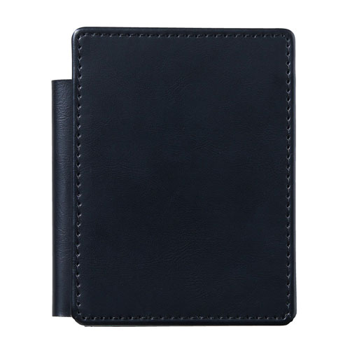 #キングジム メモ帳 レザフェスUスライドメモパッド  黒 9930LU-BK