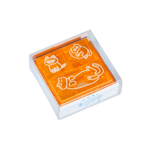 #キングジム スタンプ 氷印セット  ノビノビセット CLSSCC-003