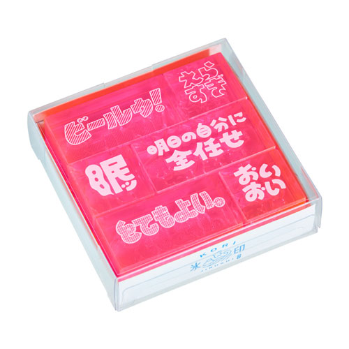 #キングジム スタンプ 氷印セット  ツブヤキセット CLSSAC-002