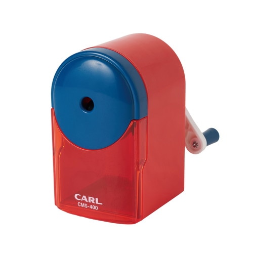 #カール事務器 机上用品 鉛筆削り･フラッグル  レッド CMS-400-R