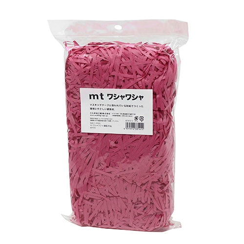 #カモ井加工紙(国内販売のみ） 梱包用資材 mt･ワシャワシャ 50g 臙脂 WSP032