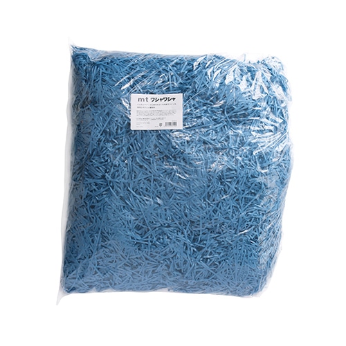 #カモ井加工紙(国内販売のみ） 梱包用資材 mt･ワシャワシャ 500g ダックブルー WSP050