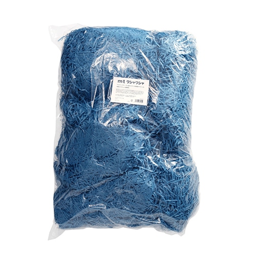 #カモ井加工紙(国内販売のみ） 梱包用資材 mt･ワシャワシャ 1kg ダックブルー WSP060