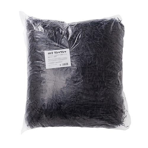 #カモ井加工紙(国内販売のみ） 梱包用資材 mt･ワシャワシャ 500g ブラック WSP064