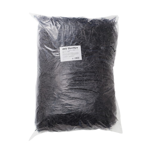 #カモ井加工紙(国内販売のみ） 梱包用資材 mt･ワシャワシャ 1kg ブラック WSP066