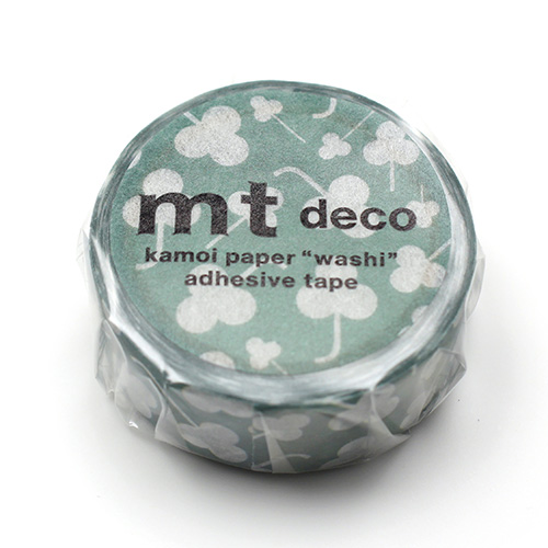 #紀寺商事(国内販売のみ） マスキングテープ マスキングテープ 5m巻 クローバーシルエット MT01D608
