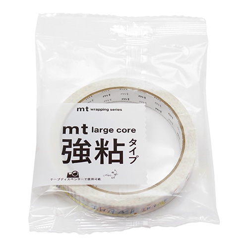 #カモ井加工紙(国内販売のみ） 封緘用テープ mt･Largecore強粘 15mm×25m ドットライン MT01L093