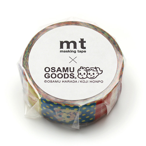 #紀寺商事(国内販売のみ） マスキングテープ OSAMU GOODS 5m巻 キャラクター MTOSAM02