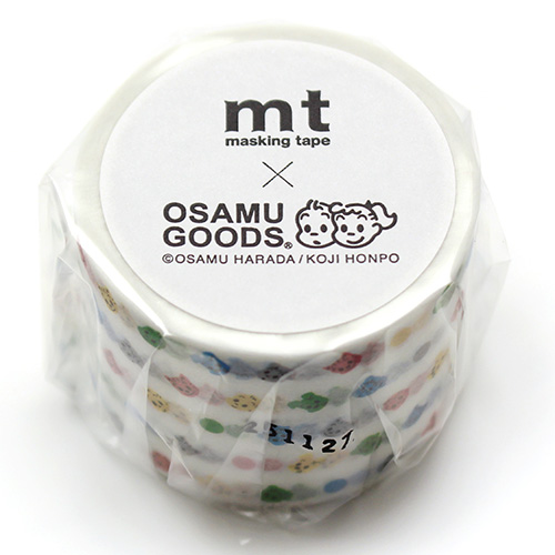 #紀寺商事(国内販売のみ） マスキングテープ OSAMU GOODS 5m巻 ミックスドット MTOSAM04