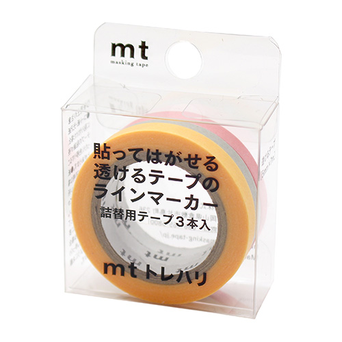 #紀寺商事(国内販売のみ） マスキングテープ mtトレハリ詰替用テープセット 7m巻 F MTTCP07