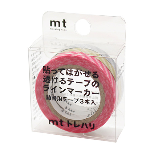 #紀寺商事(国内販売のみ） マスキングテープ mtトレハリ詰替用テープセット 7m巻 I MTTCP10