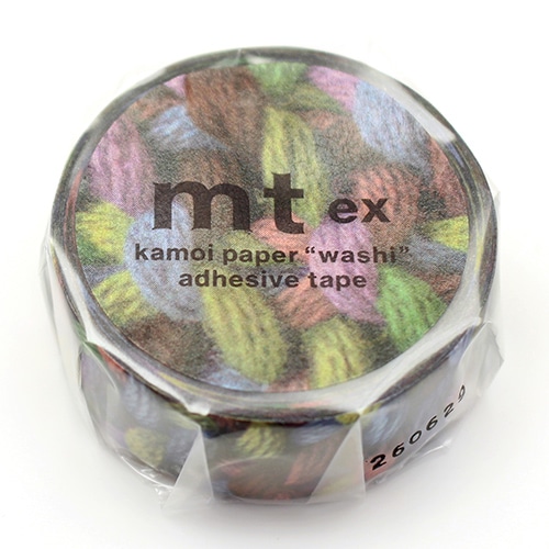 #紀寺商事(国内販売のみ） マスキングテープ マスキングテープ 5ｍ巻 カラフル編み編み MTEX1P276