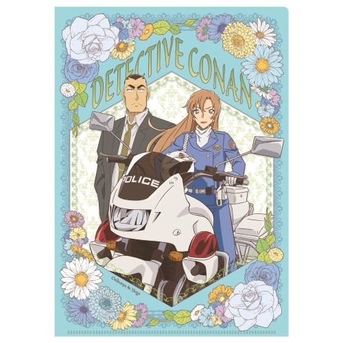 #ビバリー(国内販売のみ） ファイリング用品 書けるクリアファイルＷ A4サイズ 名探偵コナン･ブルーフラワー CF-127