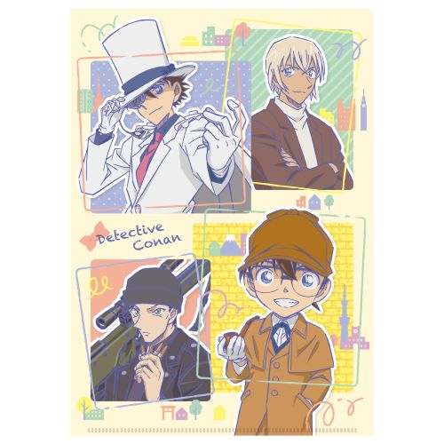 #ビバリー(国内販売のみ） ファイリング用品 書けるクリアファイルＷ A4サイズ 名探偵コナン･スナップ CF-128