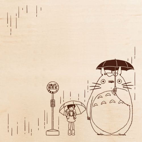 #ビバリー(国内販売のみ） 印章用品 いろどりはんこ ゴム印 バス停･となりのトトロ TSW-192