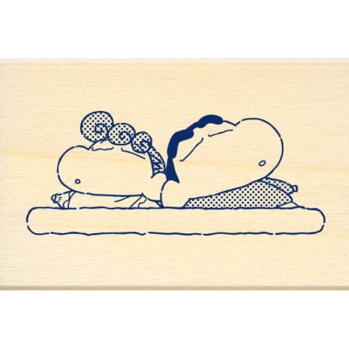 #ビバリー(国内販売のみ） 印章用品 ますてのあいぼう・クレヨンしんちゃん ゴム印 すやすや TSW-225