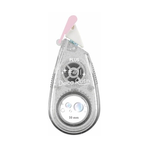 #プラス 事務小物 デコラッシュ･限定キラリ 10ｍｍ幅 シャボン玉 91556