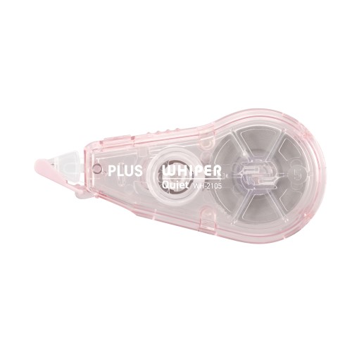 #プラス 筆記関連小物 ホワイパークワイエット･本体 テープ幅:5mm ピンク 52843