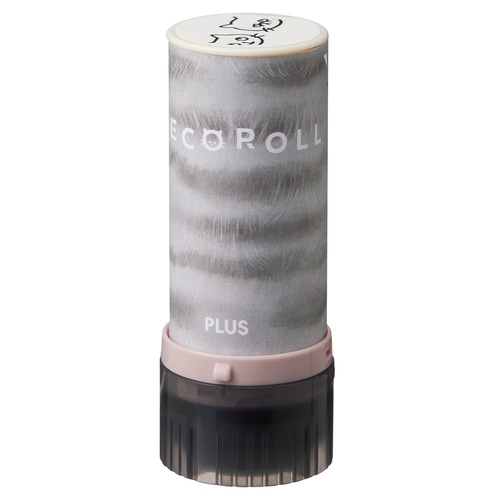 #プラス ローラースタンプ 限定 ネコロール 11mm かお  40238