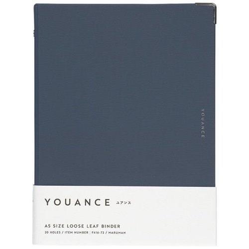 #マルマン バインダー ユアンス（YOUANCE） A5 ネイビー F416-72