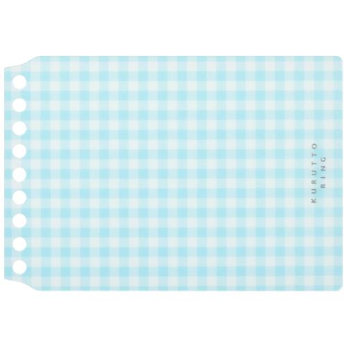 #マルマン ファイリング用品 くるっとリング表紙 ミニサイズ ライトブルー FMR9PB-52