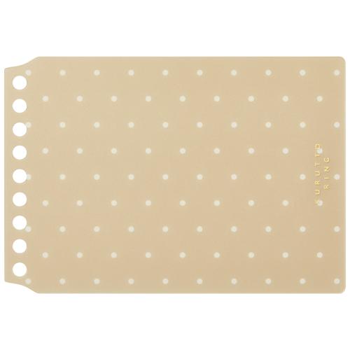 #マルマン ファイリング用品 くるっとリング表紙 ミニサイズ ベージュ FMR9PD-21