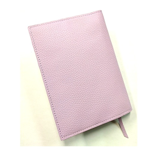 #新工精機 neoブックカバー 四六判 シボ柄･ラベンダー HE-620LV